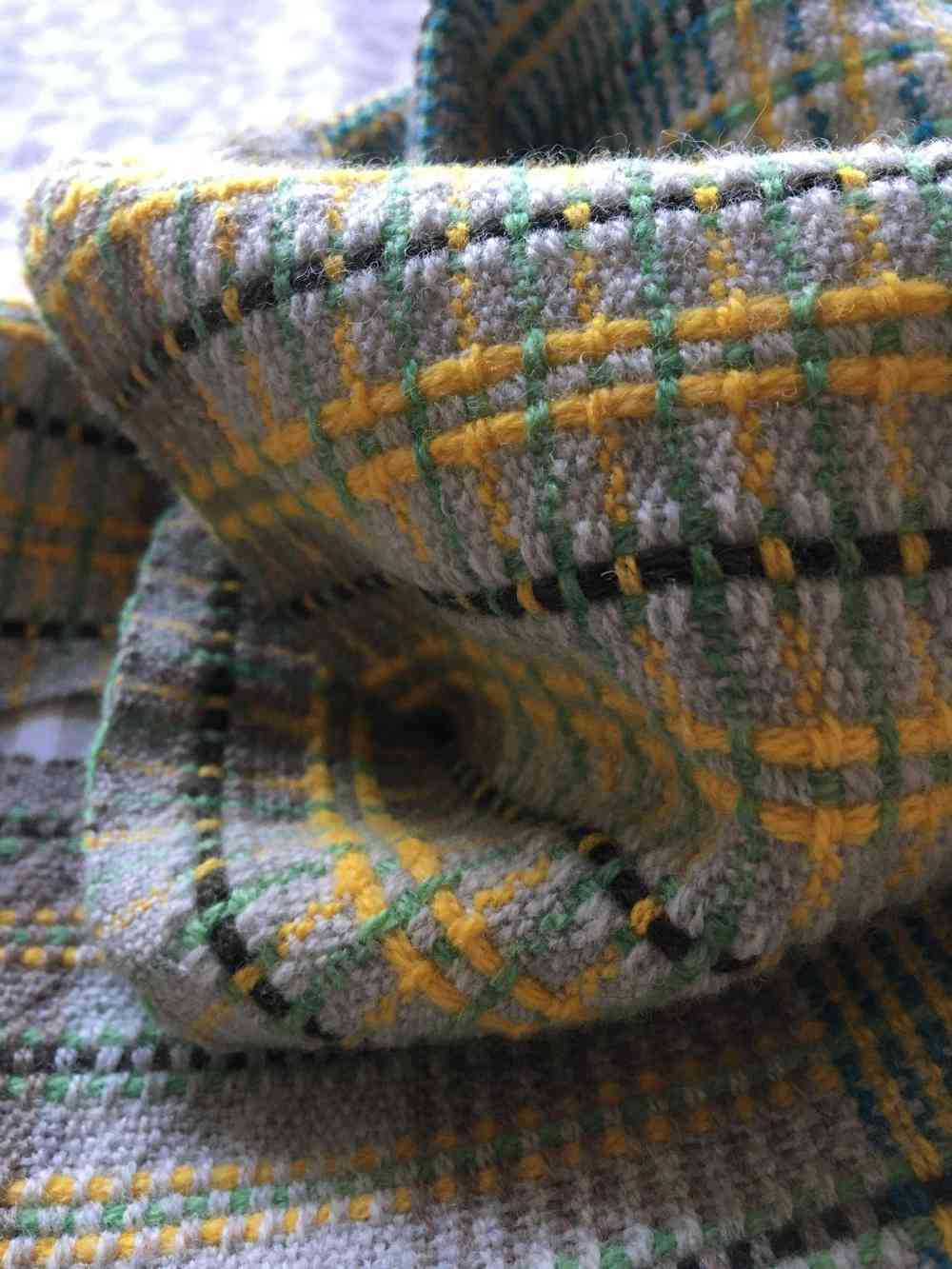woven scarf folded